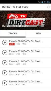 IMCA.TV Dirt Cast Screen Shot 3