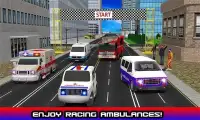 Kids Racing Ambulance 3D Screen Shot 11