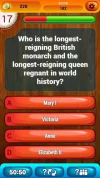 English History Quiz Game Screen Shot 2