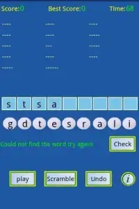 Word Scrambler Screen Shot 1