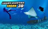 Angry Electro Shark 3D Screen Shot 1