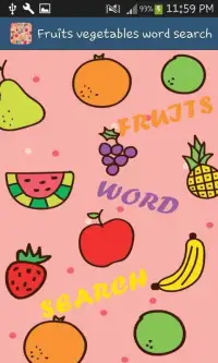 All Fruits Word Search Screen Shot 6