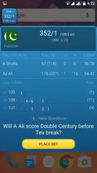 Bouncer - Live Cricket Scores Screen Shot 1