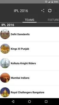Live IPL 2016 Update, Schedule Screen Shot 9