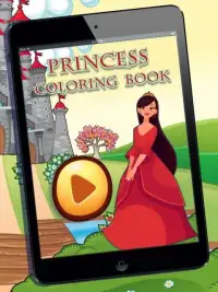 Beautiful Princess Coloring Screen Shot 4