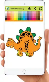 Dinosaurs color game for baby Screen Shot 6