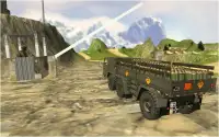 Drive army military truck free Screen Shot 7