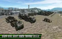 Off Road Army Truck Driving Screen Shot 1