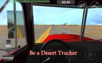 Big Red Truck: 3D Driving Sim Screen Shot 1