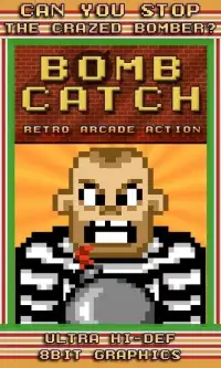 Bomb Catch - Retro KABOOM Game Screen Shot 1