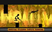 Stickman Cave Runner Screen Shot 0
