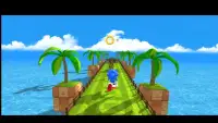 Super Sonic in island run 3D Screen Shot 2