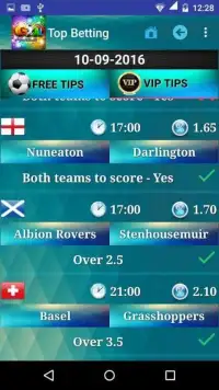Betting Top - Betting Tips Screen Shot 0
