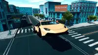 Futuristic Flying Car Driving Screen Shot 4