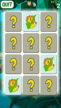 Simba Lion Match Game Screen Shot 0