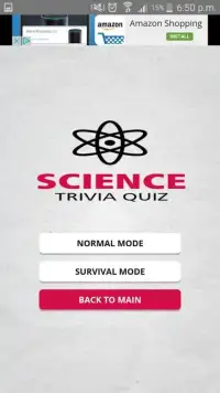 Science Trivia Quiz Screen Shot 6