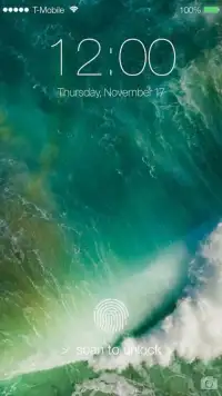 iOS 10 Fingerprint Lock Prank Screen Shot 2