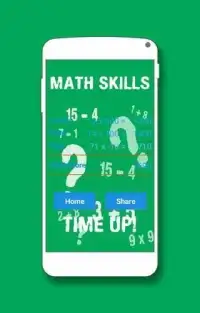 Math Skills Game Screen Shot 0