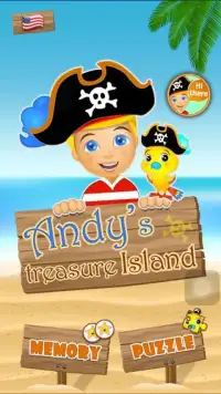 Andy's Treasure Island Screen Shot 0