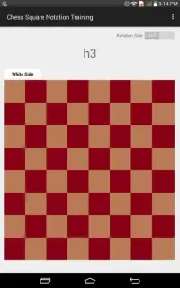 Chess Square Notation Training Screen Shot 0