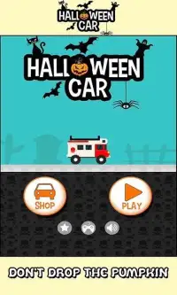 Halloween car racing Screen Shot 14