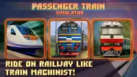 Passenger train simulator Screen Shot 5