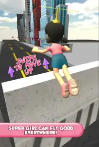 3D Anime Girl Fly Screen Shot 1