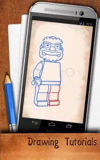 Как рисовать Лего Симпсоны Screen Shot 4