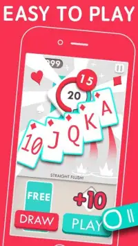 Poker POP! - Free Puzzle Game Screen Shot 2