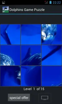 Пазл с дельфинами Screen Shot 3