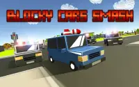 Blocky Smash Cars Screen Shot 3