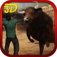 Bull Attack Run Simulation 3D