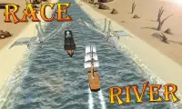 Turbo River Racing Ship 3D Screen Shot 2