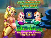 Cute Mermaid's Twins Baby Screen Shot 3