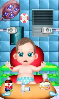 Dad Caring Newborn Baby Games Screen Shot 2