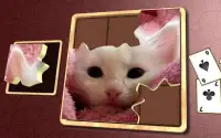 Jigsaw Solitaire - Kitties Screen Shot 6