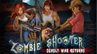 Zombie Shooter - Deadly War Screen Shot 5