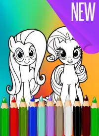 How To Color Little Pony game Screen Shot 1
