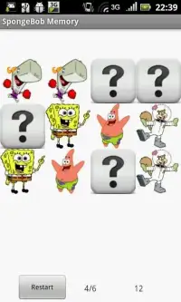 SpongeBob Memory Screen Shot 1