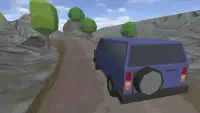 Blocky hill Climb Driving Screen Shot 2