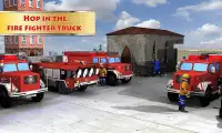 Fire Fighter Truck Simulator Screen Shot 1