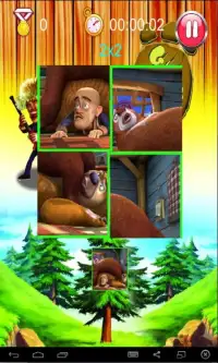 Boonie Bears Stories Shaven Head Qiang Theme Puzzle Screen Shot 2