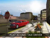 Город Лимузин такси вождения S Screen Shot 2