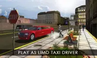 Город Лимузин такси вождения S Screen Shot 10