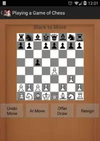 Chess Game AI Screen Shot 0