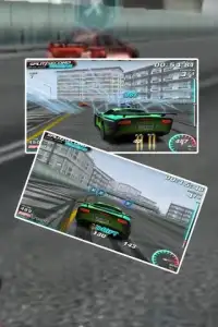 Racing car drift in the city Screen Shot 0