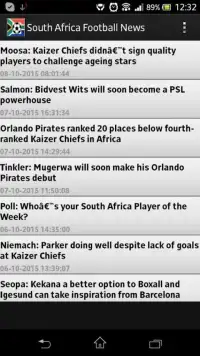 South Africa Football News Screen Shot 4