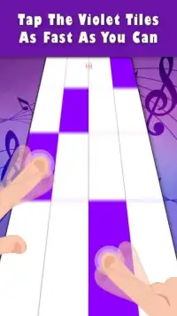 Violet Piano Tiles Screen Shot 2