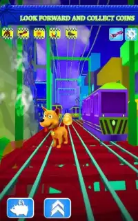 Subway Dog :endless run racing Screen Shot 1
