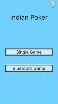 Bluetooth Indian Poker Screen Shot 0